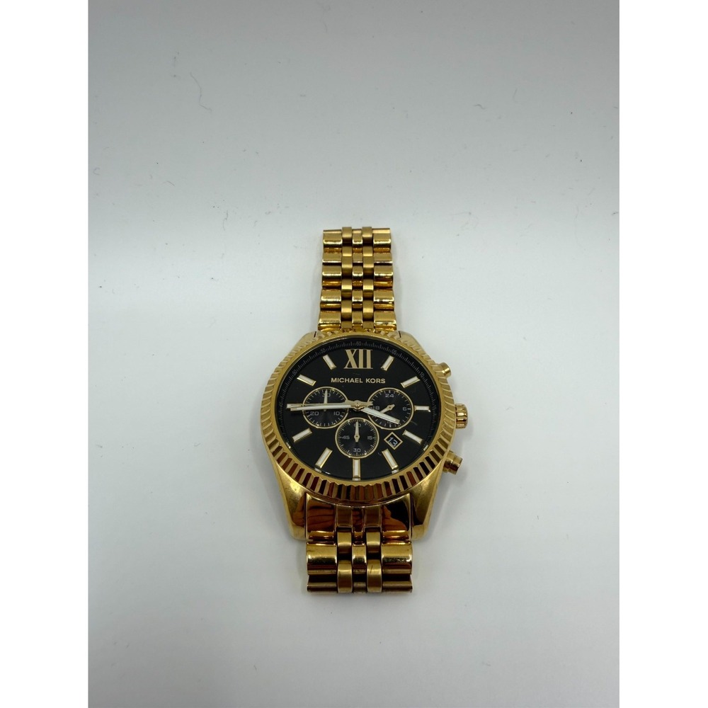 Michael Kors Lexington Chronograph MK8286 Men's Gold-Tone Stainless Steel‎ Watch